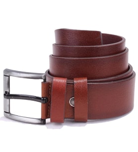 Dagoster DMK26-463DG Taba 4.5 cm Hakiki Deri Erkek Kemer