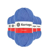 Northcity Kristal Çift Katlı El Örgü İpi - Koyu Mavi Lif İpi (5'li Paket)