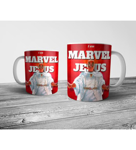 Pixxa Deadpool Marvel Jesus Kupa Bardak Model 4