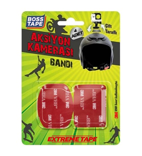 BOSS TAPE ÖZEL BANT AKSİYON KAMERASI YAPIŞTIRMA BANDI 4 AD - TEKLİ PAKET