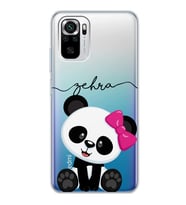 Xiaomi Tokalı Panda Tasarımlı Şeffaf Telefon Kılıfı