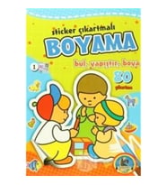 Sticker Çıkartmalı Boyama (6 Kitap Takım)