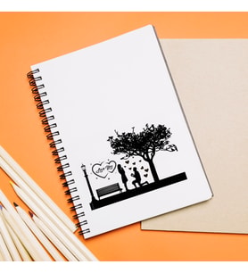 Sevgili Çift Tasarımlı Defter