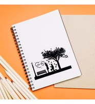 Sevgili Çift Tasarımlı Defter