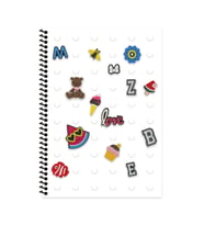 A4 80 Yp. çizgili Pp Kapak Spiralli Defter İlköğretim Defter (Krem)