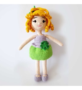 Yonca Bebek Amigurumi Organik Oyuncak