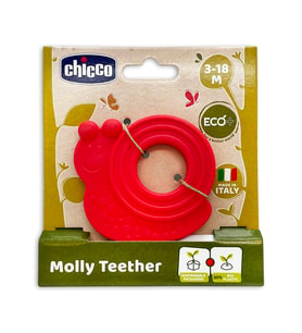 Chicco Molly Diş Kaşıyıcı 3-18 Ay - Kırmızı (Çok Renkli)
