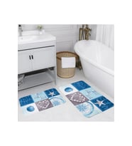 Eliana Home Baskılı 2'li Banyo Paspas Takımı RVG5059