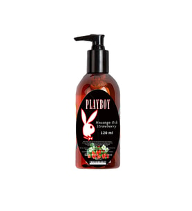 Playboy Strawberry 120 ml Çilekli Aromaterapi Erotik Masaj Yağı