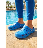 Gezer Erkek Yazlık Eva Islak Zemine Uygun Ev Bahçe Sabo Sandalet Terlik