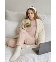 Kadın 1250-6 Seul Raporlu Pijama Takımı