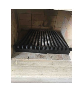 Döküm Izgara , Şömine Izgarası Küllüklü 70 Cm. X 46 Cm. X 46 Cm 15 Li Izgara