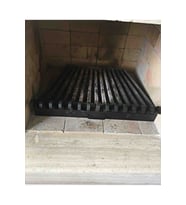 Döküm Izgara , Şömine Izgarası Küllüklü 70 Cm. X 46 Cm. X 46 Cm 15 Li Izgara
