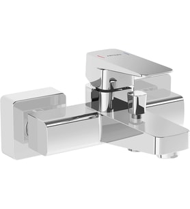 Vitra Root Square A42737 Banyo Bataryası, Krom (Çok Renkli)