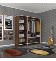 Kenzlife giysi dolabı mükremin 150*150*40 cvz gardırop