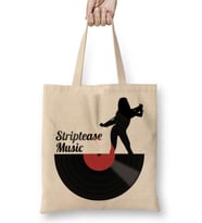 Striptease Music Müzik Bez Çanta Uzun Saplı