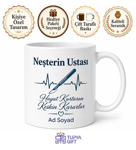 Genel Cerraha Neşterin Ustası Hayat Kurtaran Keskin Kararlar Kahve Kupası Hediye