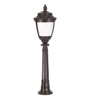 AVONNI BSU-68041-BSY-OP Siyah Boyalı Dış Mekan Aydınlatma E27 Aluminyum Polikarbon Cam 28cm