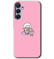 Galaxy A35 Kılıf HD Desen Baskılı Kılıf - Bad Grandmother