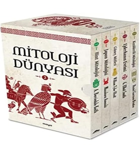 Mitolojik Kitaplar Seti 2 - 5 Kitap Takım: Mitoloji Dünyası - Kutulu