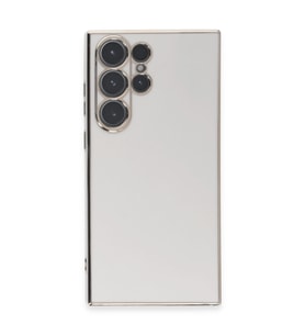 Samsung Galaxy S23 Ultra Kılıf Volet Silikon - Beyaz