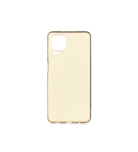 Samsung Galaxy M12 Uyumlu Kılıf Zore Premier Silikon Kapak (Gold)
