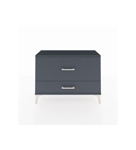 Arges Şifonyer 2 Çekmeceli 88x30x64 Antrasit-Antrasit