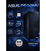 Asus Expertcenter P500MV Intel Core 7 240H 8 GB 1 TB SSD WIN 11 PRO Masaüstü Bilgisayar & Teknor USB Bellek
