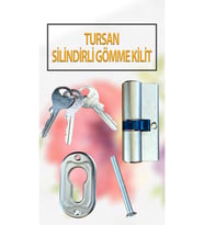 Silindirli Gömme Kilit 35 Mm (Ahşap ve Alüminyum Kapılara Uygundur)