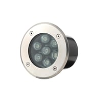 Sıva altı Led Armatür dekoratif ışık show gösteri yol aydınlatma açık alan enerji tasarruflu Yuvarlak Zemin Doğal Beyaz 4000K A-1403 9W 220V