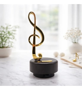 Kişiye Özel Sol Anahtarı Nota Tasarım Müzik Kutusu