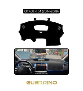 CITROEN C4 2004-2009TORPİDO KORUMA HALISI SİYAH KENAR