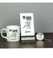 Makine Mühendisi Üçlü Set (Kupa + Telefon Standı + Anahtarlık) 005