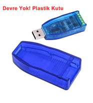 Plastik USB Devre Kutusu RS232 RS485 Shell Voltmetre Ampermetre İsolatör Klemens