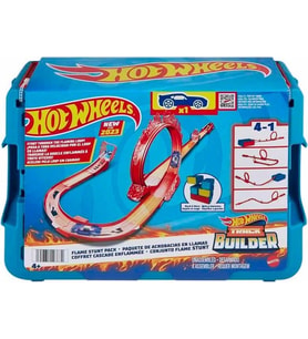 Hot Wheels HMC04 Hot Wheels Track Builder Alev Temalı Akrobasi Seti