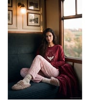LCW Young Pembe Harry Potter Baskılı Kadın Pijama Takımı
