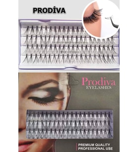 Prodiva Marka 5 Ply 80 Adet Tekli Takma Kirpik - Medıum