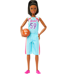 Barbie Kariyer Moda Bebek Ve Aksesuarları, Taşımak İçin Yapılan Esmer Basketbol Oyuncusu Toplu, Çıka (Çok Renkli)