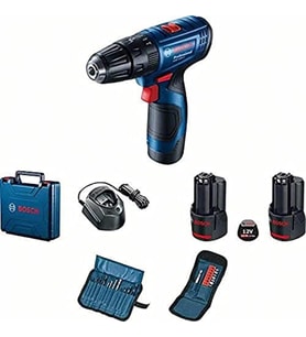 Professional GSB 120-LI Akülü Darbeli Delme Vidalama Makinesi + 23 parça vidalama seti (12 Volt, 2 x 2,0 Ah Akü, Şarj Cihazı, Plastik Çanta)
