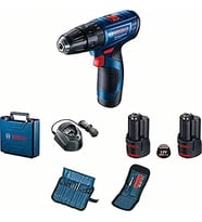Professional GSB 120-LI Akülü Darbeli Delme Vidalama Makinesi + 23 parça vidalama seti (12 Volt, 2 x 2,0 Ah Akü, Şarj Cihazı, Plastik Çanta)