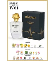DİVERSO W61 KADIN PARFÜM EDP 50 ML FRESH & ÇİÇEKSİ  T.C. Sağlık Bakanlığı ÜTS KAYITLI