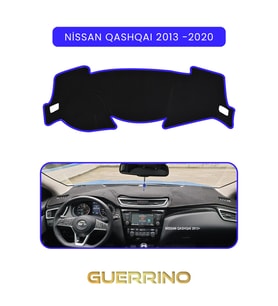 NİSSAN QASHQAI 2013 -2020TORPİDO KORUMA HALISI MAVİ KENAR