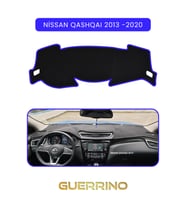 NİSSAN QASHQAI 2013 -2020TORPİDO KORUMA HALISI MAVİ KENAR