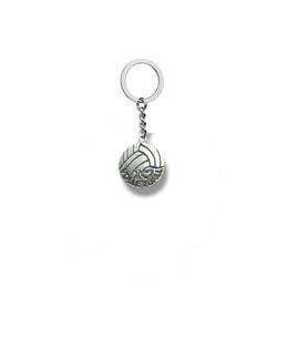Serve Spirit – Voleybol Yazılı Top Figürlü Unisex Metal Anahtarlık