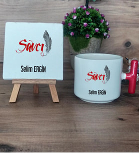 Savcı Hediye Seti Kupa Bardak T Kulplu ve Dekoratif Taş Savcılar Günü Hediyesi (Model 1)