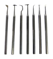 Seramik ve Gravür Oyma Seti Çelik 15 cm. 7'li 
