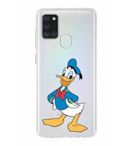 Samsung Galaxy A01  Kapak Donald Duck Tasarımlı Şeffaf Silikon Kılıf