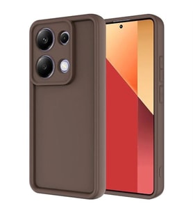 coverzone Xiaomi Poco M6 Pro 4G ile uyumlu K?l?f Parlak, Tek Renkli Y�zey Dayan?kl? Malzeme & Tam Koruma Redolent K?l?f M6 Pro 4G ile uyumlu K?l? Ergonomik Kavrama Kolay Eri?im Kapak Kahverengi