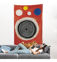 Alexander Calder - Eşmerkezli Bulutsu Duvar Örtüsü - Concentric Nebula-8103