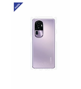 Oppo Reno 10 Pro Plus Mat Arka ve Yan Kaplama Parmak İzi Bırakmayan Poliüretan Film